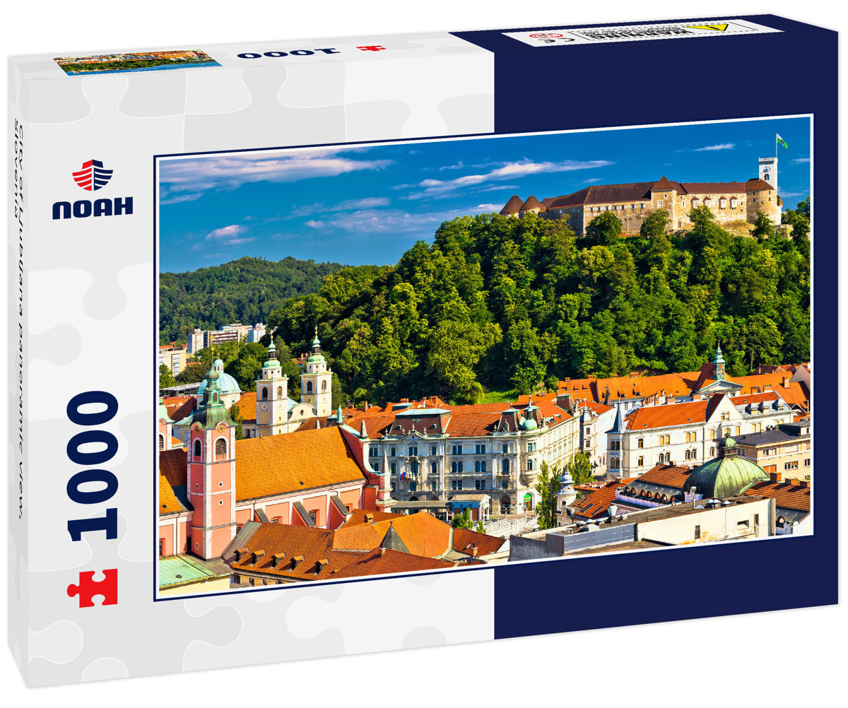 City of Ljubljana panoramic view, Slovenia