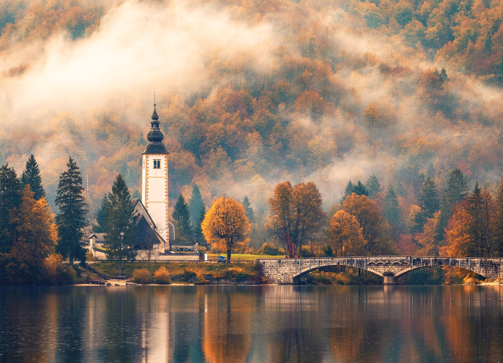 Lake Bohinj In National Park Triglav, Slovenia