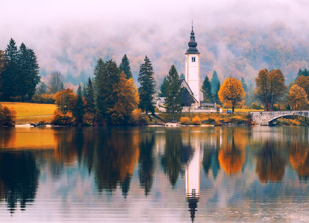 Lake Bohinj In National Park Triglav, Slovenia