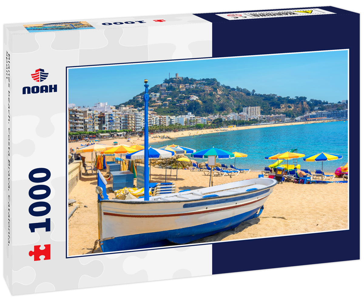 Blanes beach. Costa Brava, Catalonia, Spain