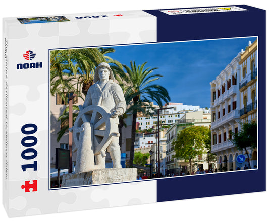 The statue dedicated to sailors, Ibiza. Spain