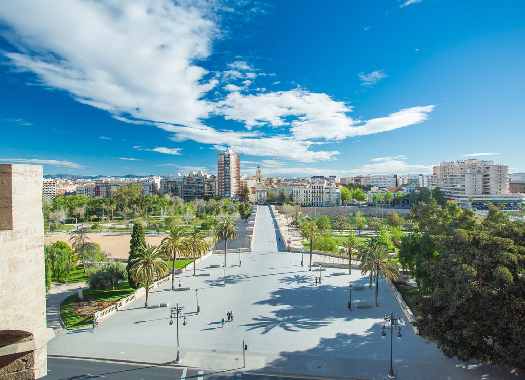 Turia Gardens Park, Valencia, Spain