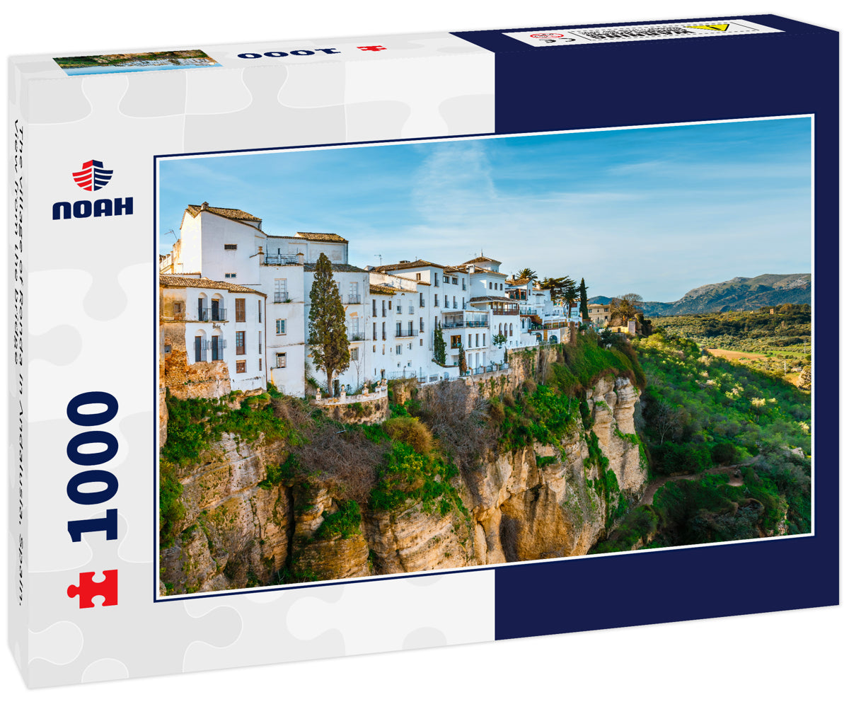 The village of Ronda in Andalusia, Spain. View from the bridge