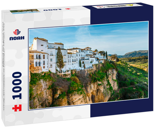 The village of Ronda in Andalusia, Spain. View from the bridge