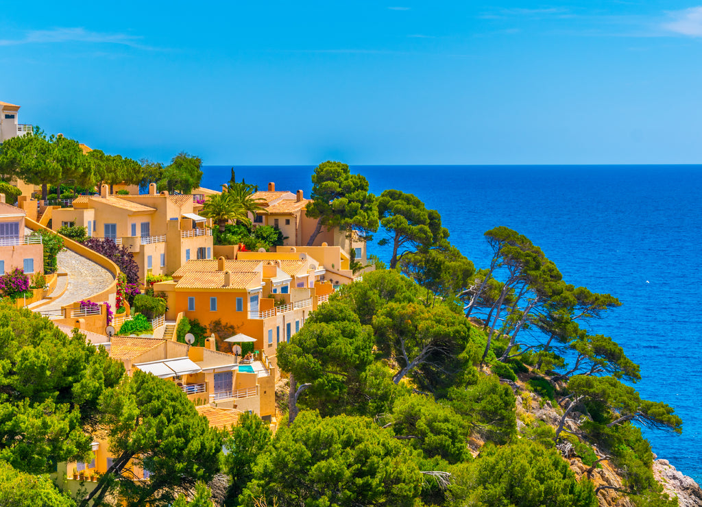 Canyamel town on Mallorca, Spain