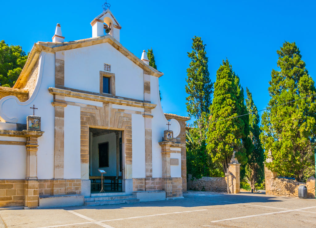 El Calvari chapel at Pollenca, Mallorca, Spain