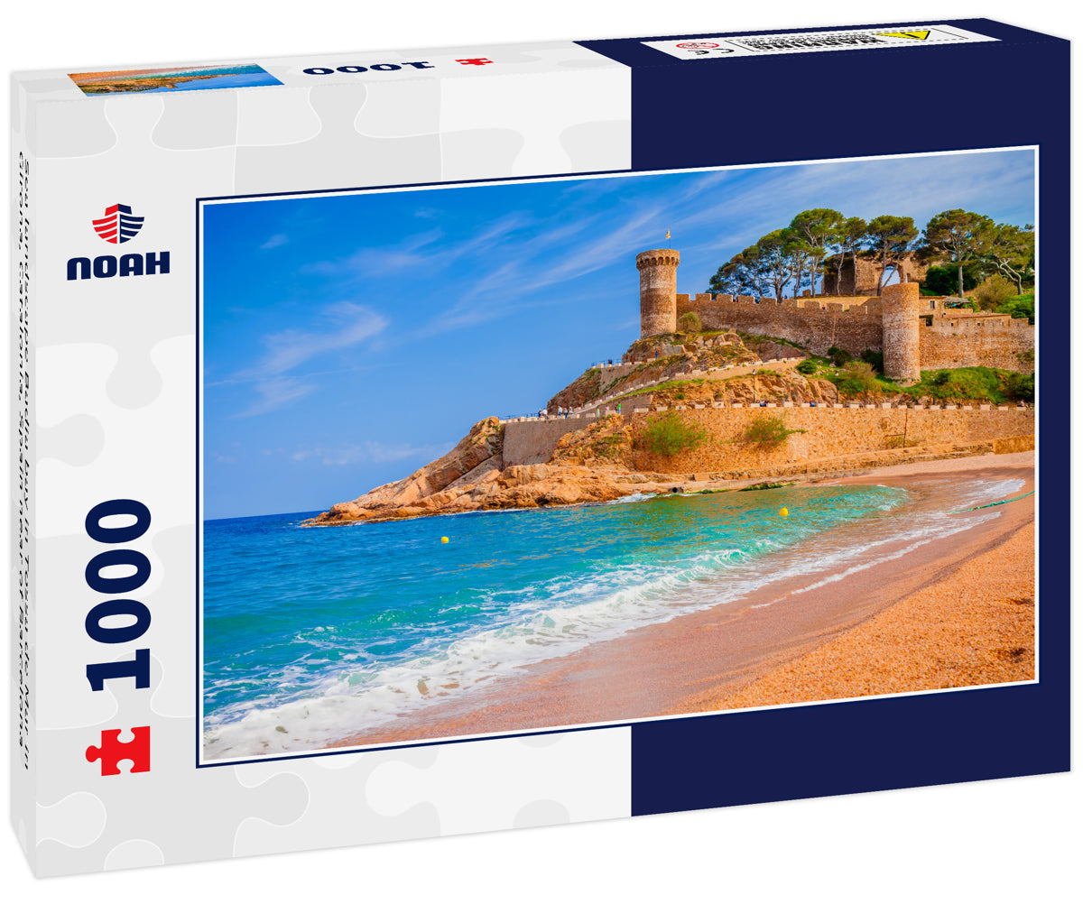 Sea landscape Badia bay in Tossa de Mar in Girona, Catalonia, Spain near of Barcelona