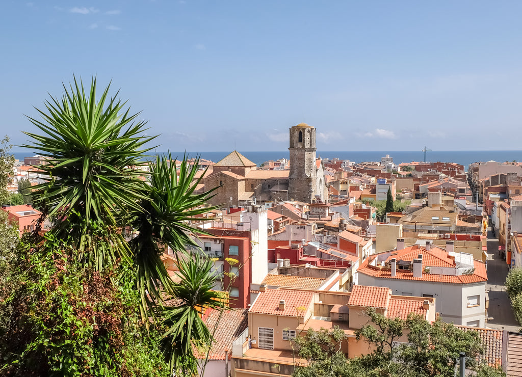 View of Malgrat del Mar, Spain