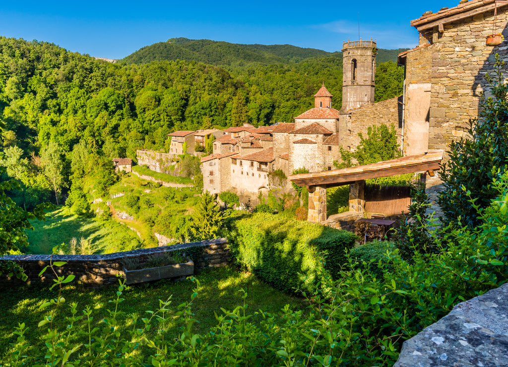 Beautiful ancient village of Rupit (Catalonia, Spain)
