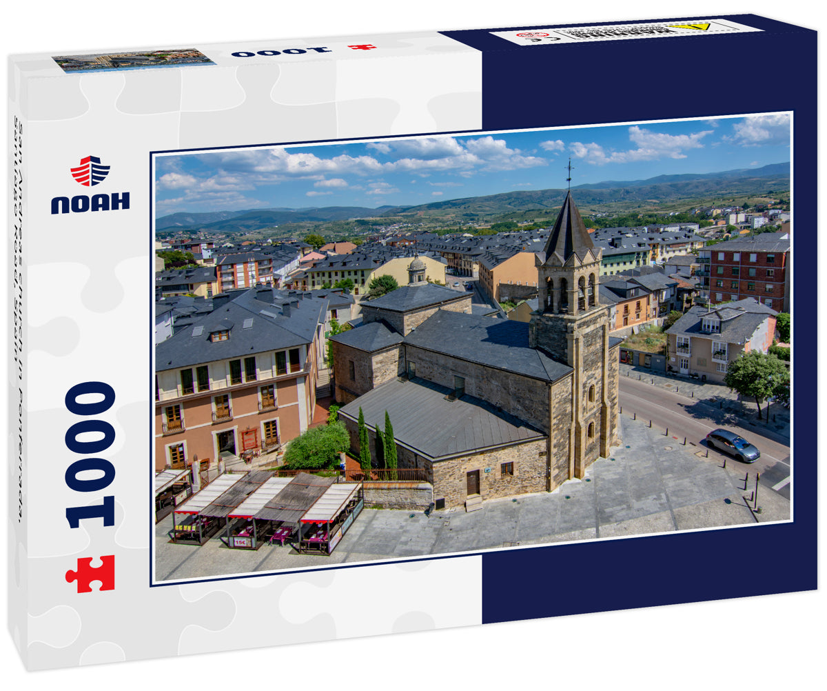 San Andreas church in Ponferrada, Santiago Road, Spain