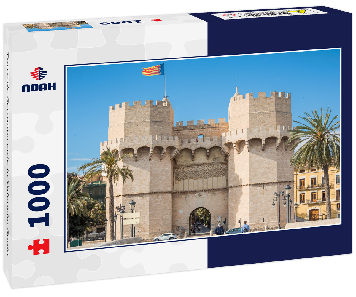 Torre de Serranos gate in Valencia, Spain