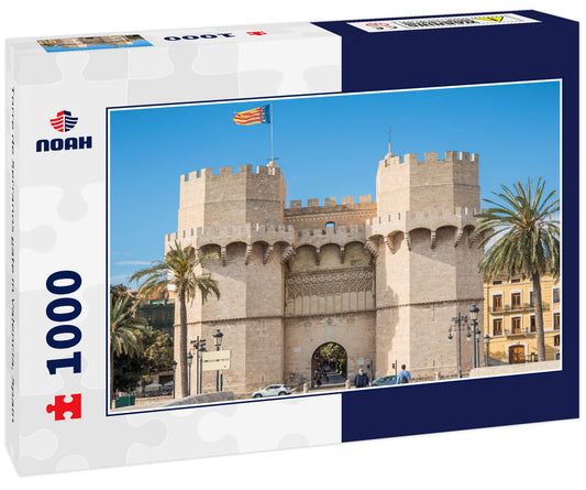 Torre de Serranos gate in Valencia, Spain