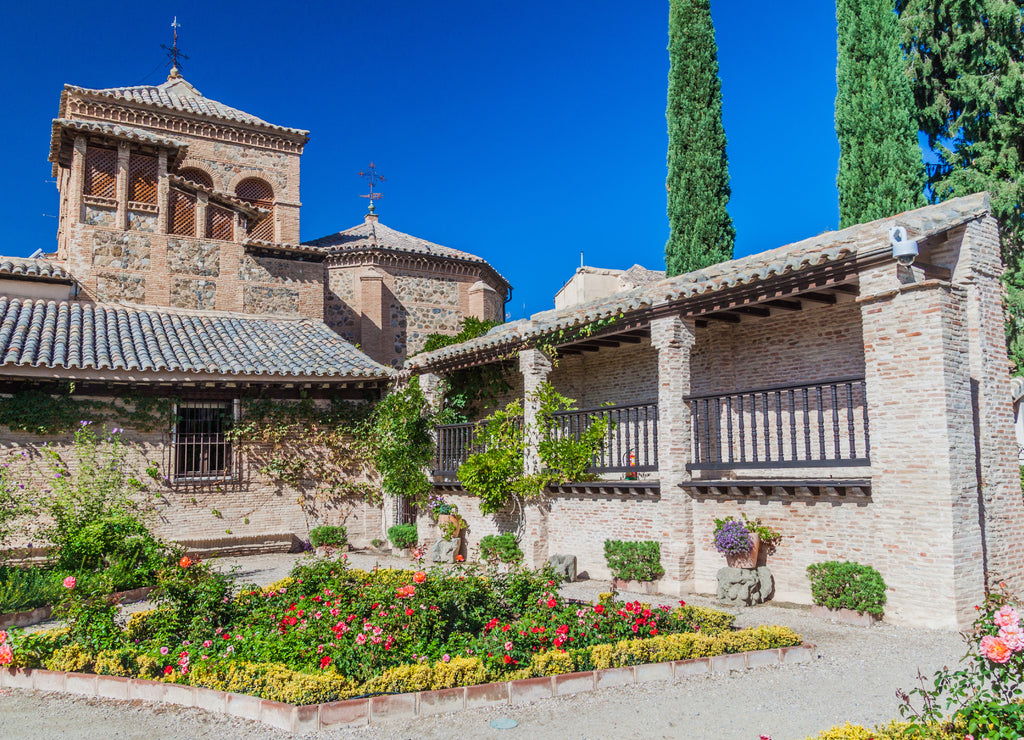 Courtyard of the El Greco Museum in Toledo, Spain