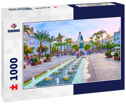 The historical old town of Cadiz, Spain