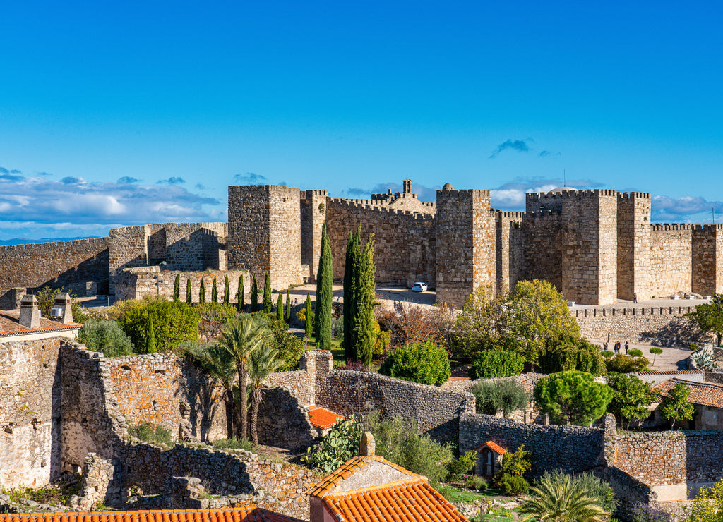 Trujillo Castle. Former Arab Alcazaba. In Trujillo, Extramadura, Spain