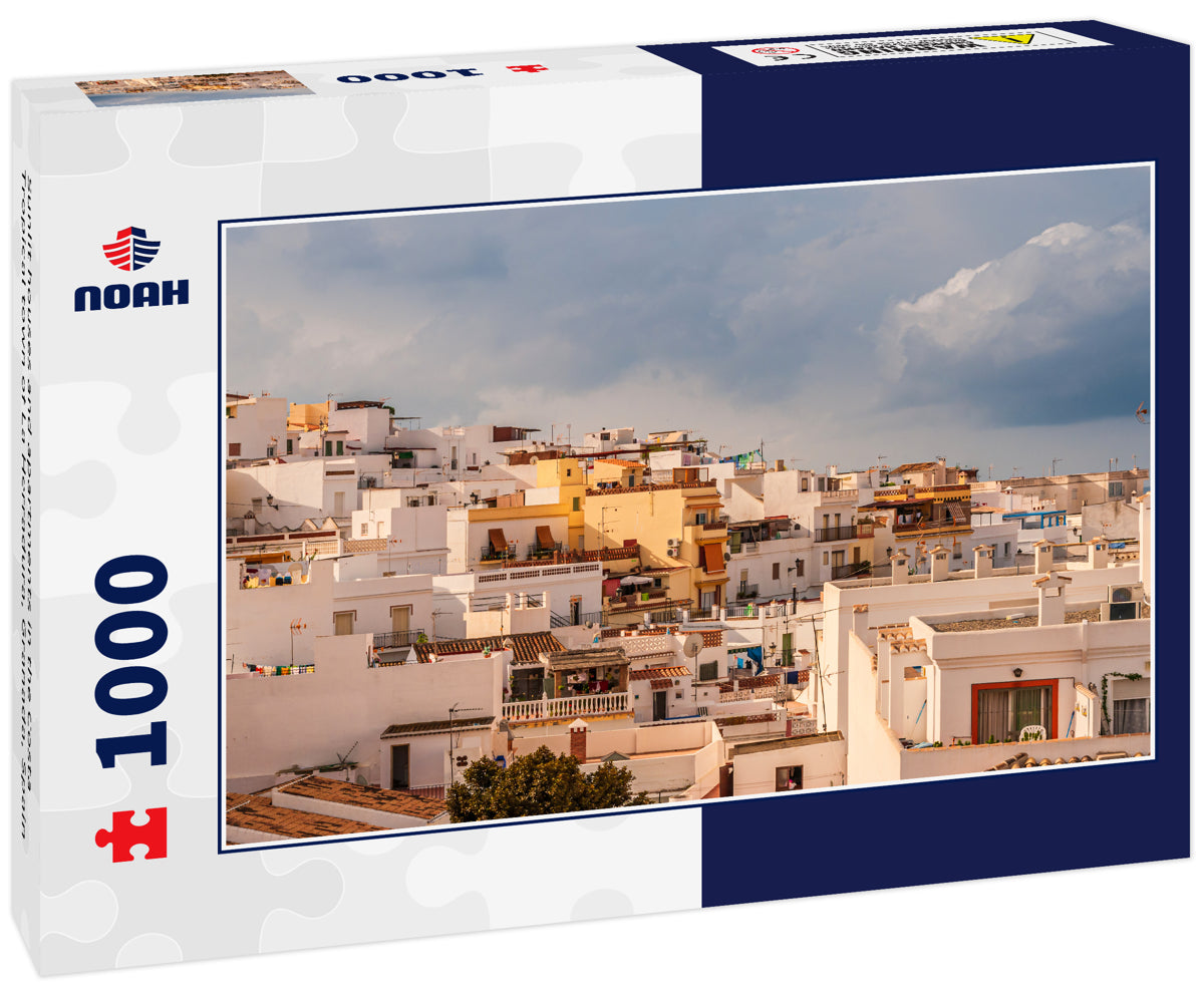 Sunlit houses and apartments in the Costa Tropical town of La Herradura, Granada, Spain