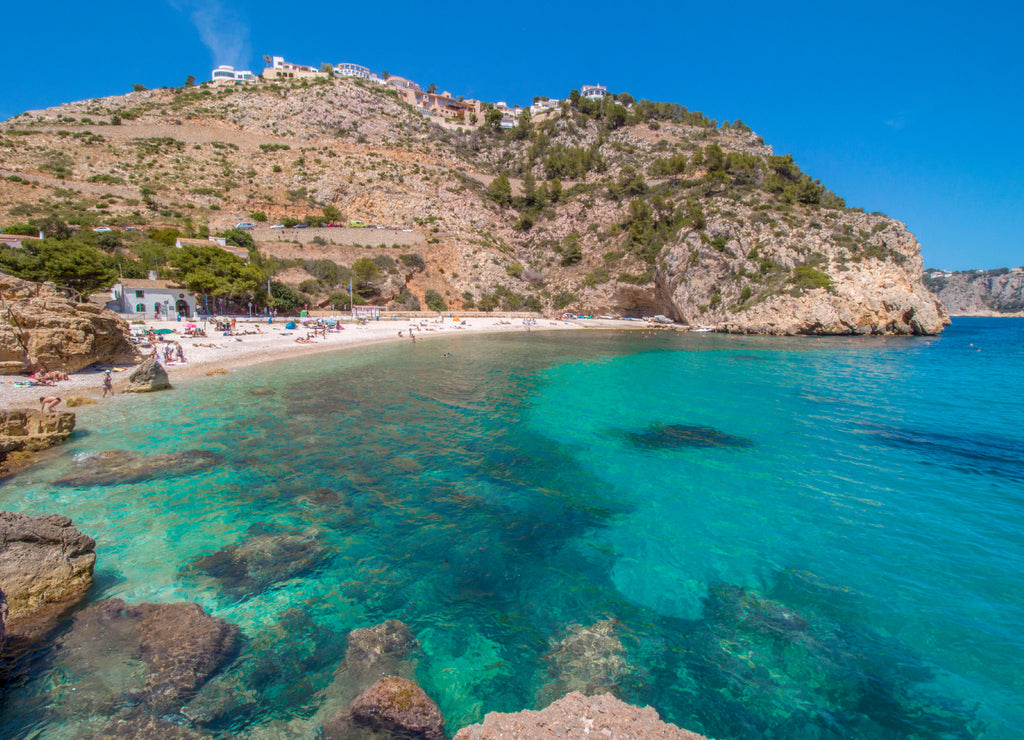 Cala Granadella beach in Alicante, Spain