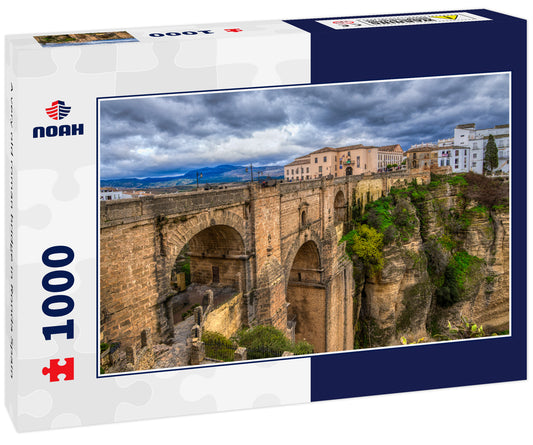 A very old roman bridge in Ronda Spain
