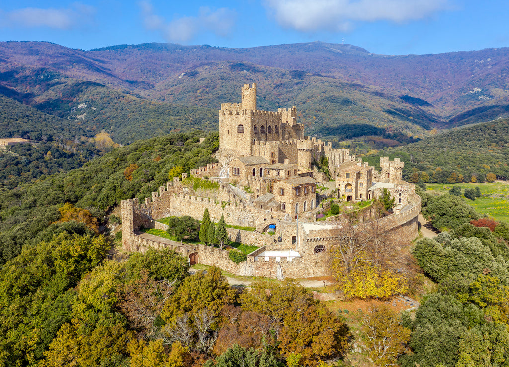 Castle of Requesens la Jonquera Catalonia Spain