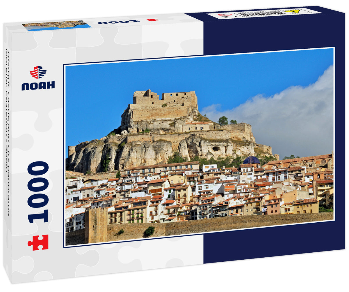 Historic castle and city panorama Morella, Castellon - Spain
