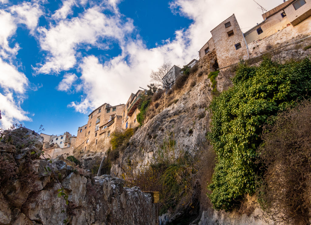 Picturesque houses and buildings of Bocairent, valencia (Spain)