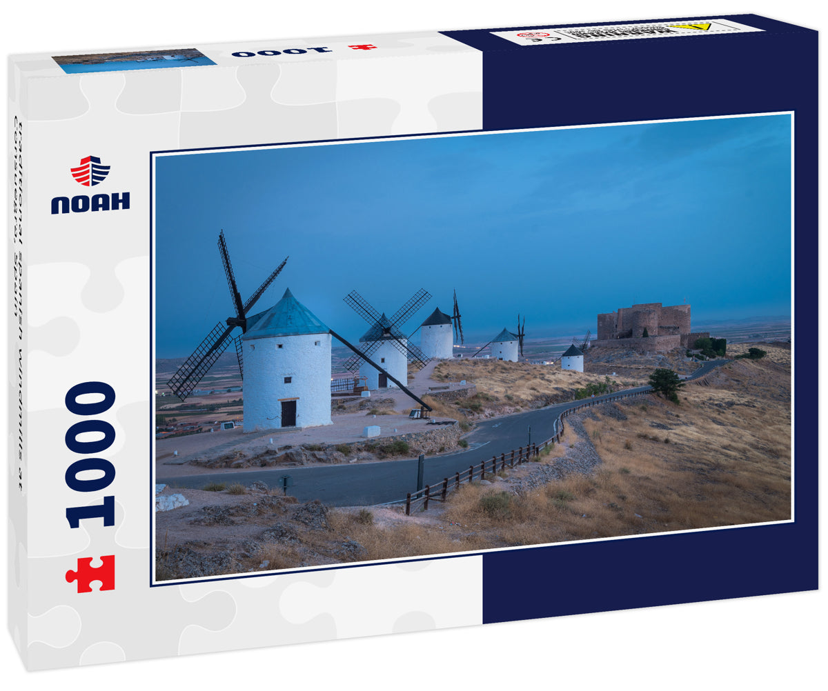 traditional spanish windmills at Consuegra, Spain