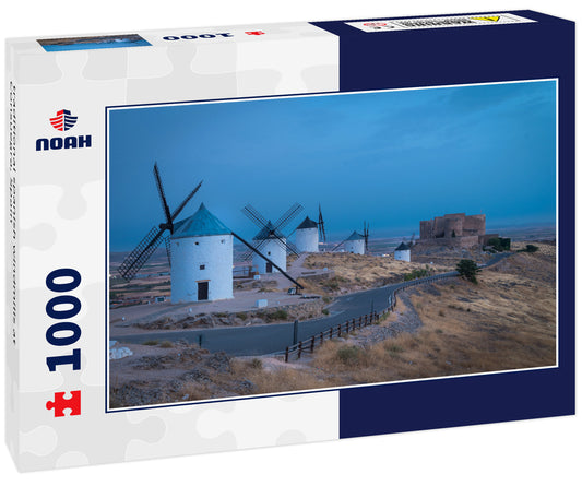 traditional spanish windmills at Consuegra, Spain