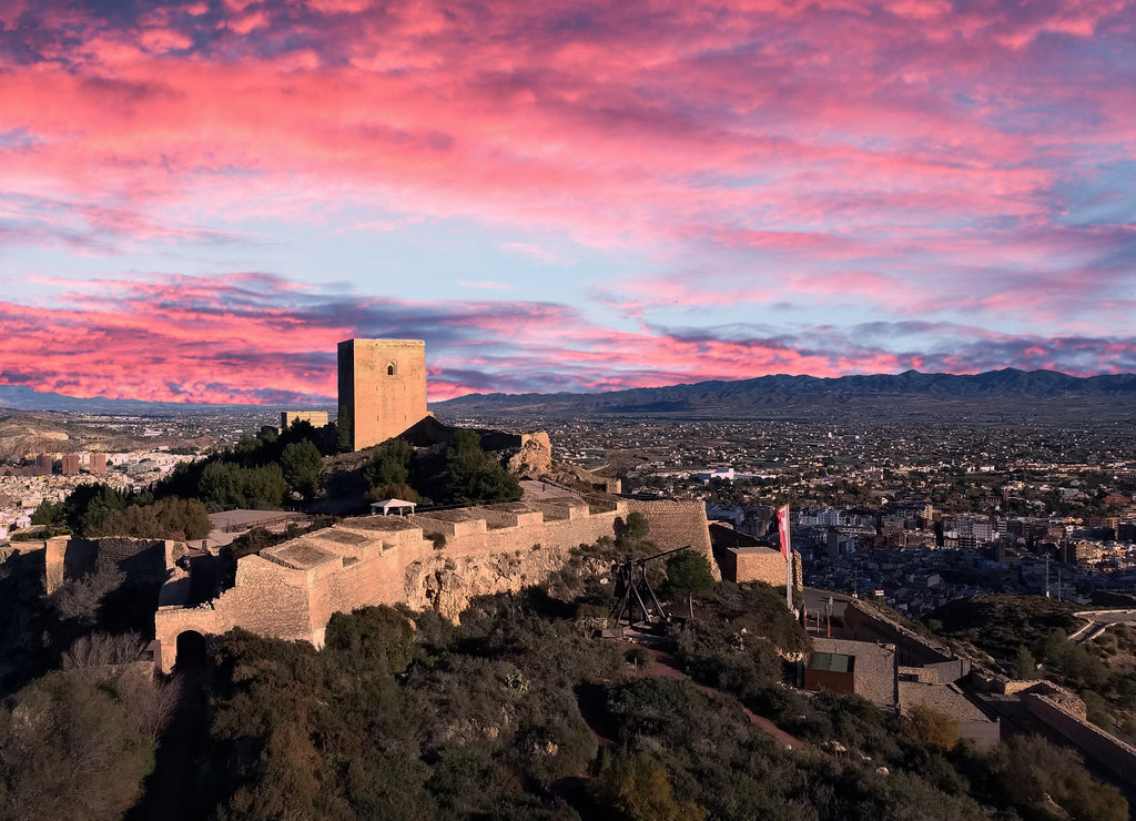 Castle of Lorca in Lorca, Murcia, Spain, is a fortress of medieval origin