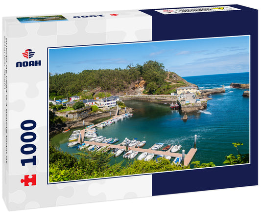 puerto de vega is a fishing town of asturias, Spain