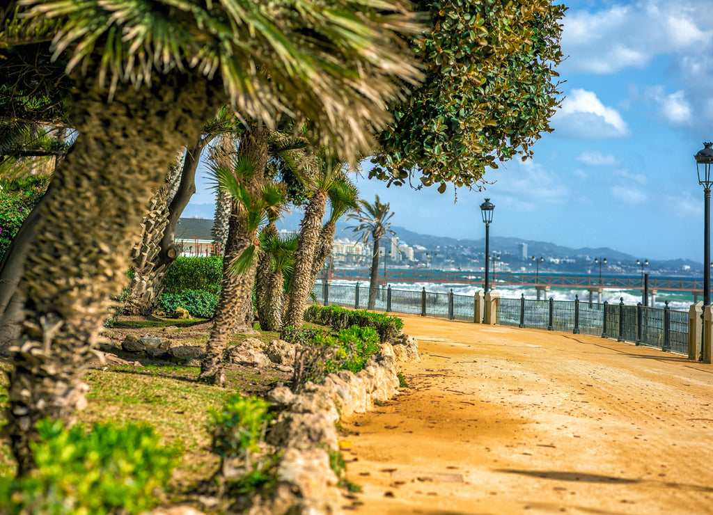 Promenade in Marbella, Spain