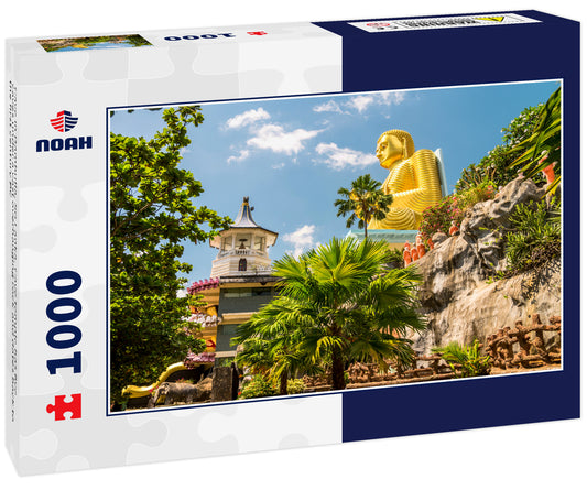 Cave in Dambulla, Sri Lanka. Cave temple has five caves under a vast overhanging rock and dates back to the first century BC