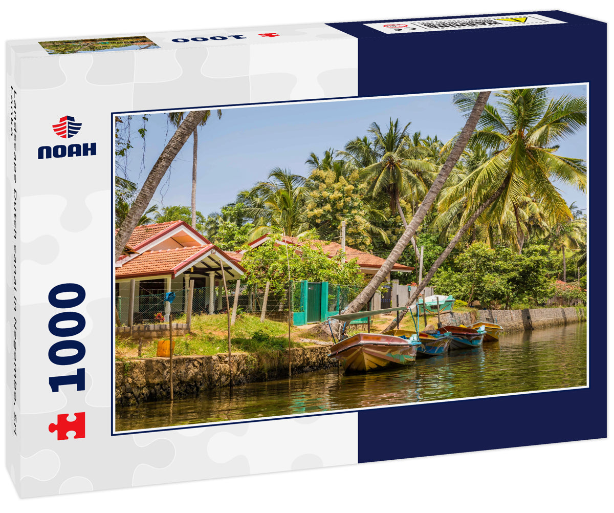 Landscape Dutch canal in Negombo, Sri Lanka