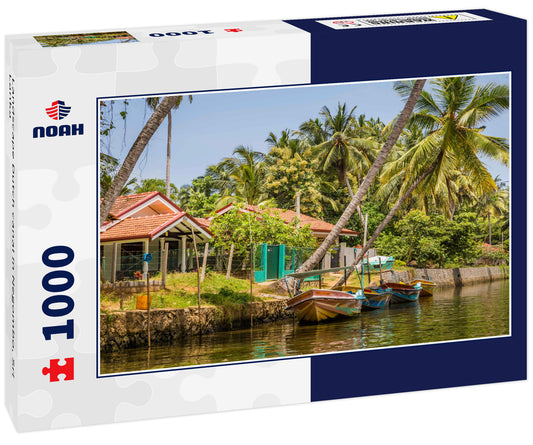 Landscape Dutch canal in Negombo, Sri Lanka