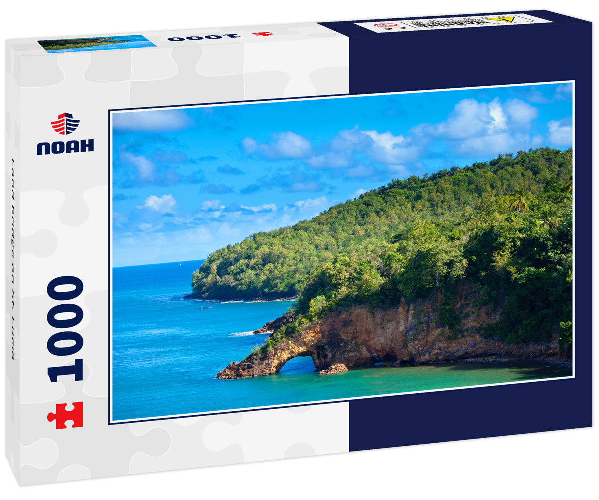 Land bridge on St. Lucia