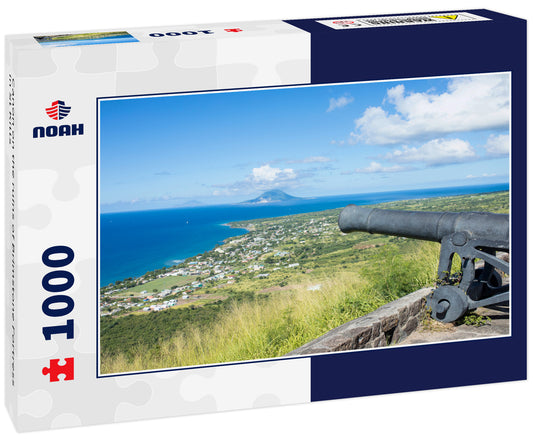 Canon on the ruins of Brimstone Fortress in St Kitts