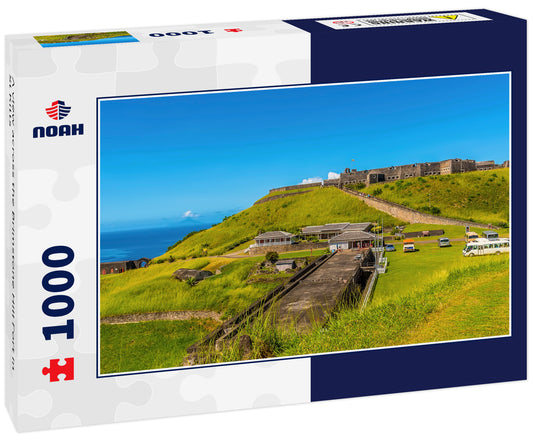 A view across the Brimstone Hill Fort in St Kitts