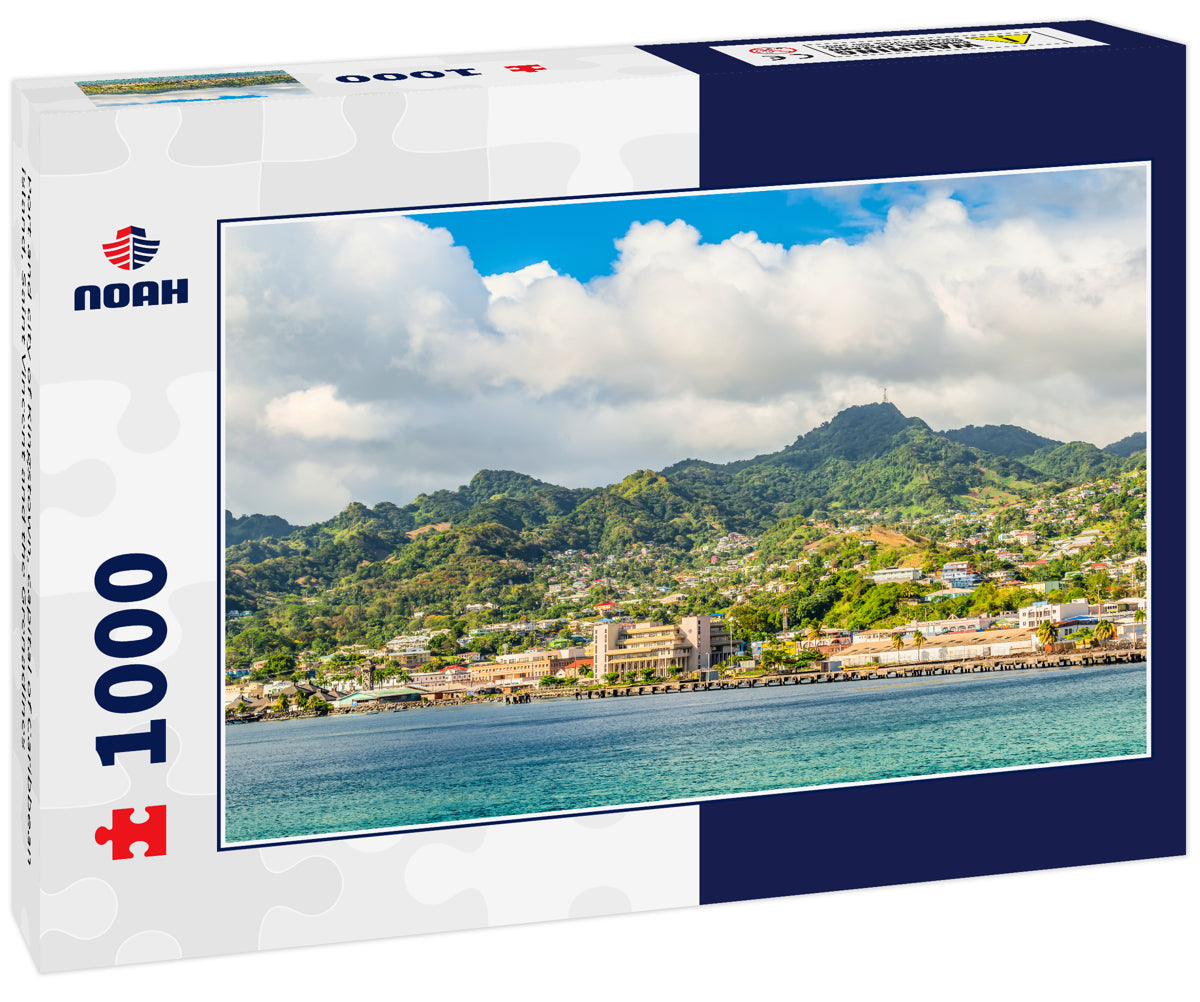 Port and city of Kingstown, capital of Caribbean island, Saint Vincent and the Grenadines