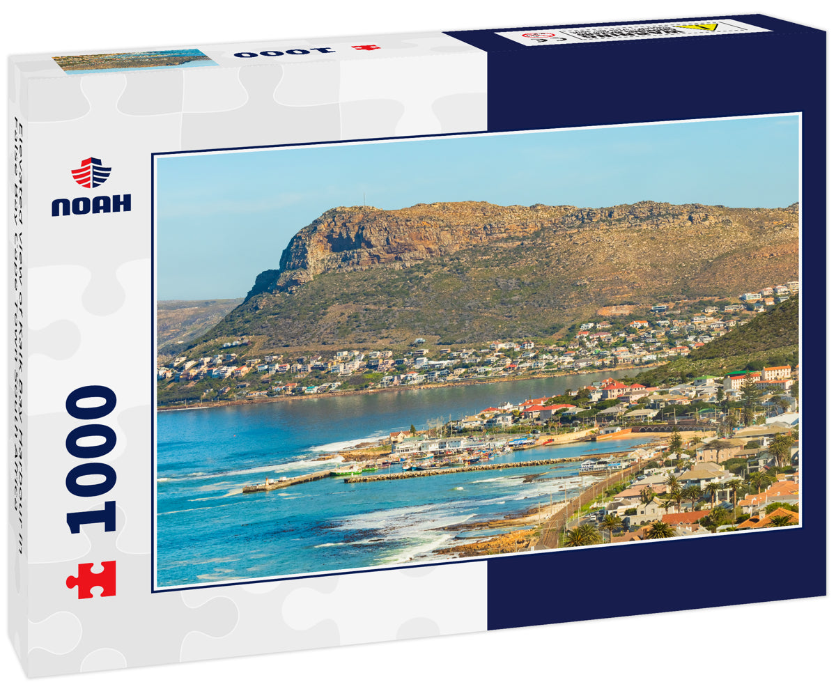 Elevated view of Kalk Bay Harbour in False Bay Cape Town South Africa