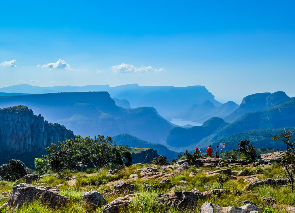 Beautiful Blyde river canyon near three rondavels in Sabie Graskop Mpumalanga South Africa