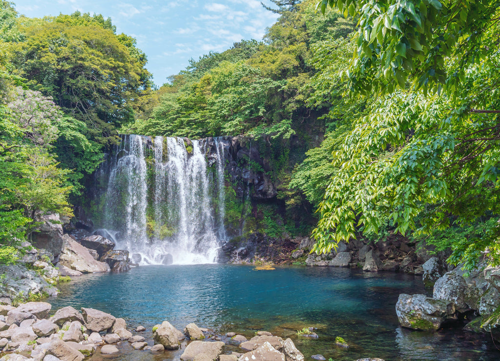 Cheonjeyeon Falls, Jeju Island, South Korea