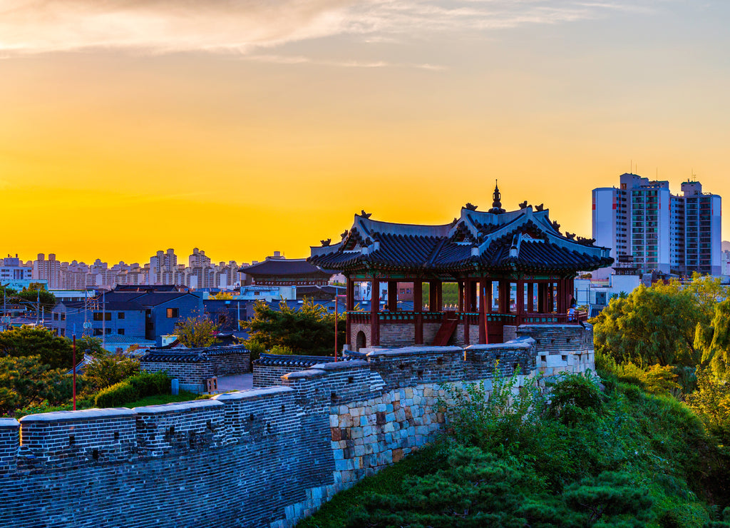 Changanmun Gate Hwaseong Fortress in Suwon, South Korea