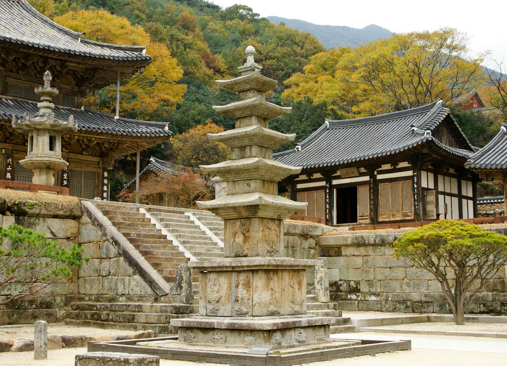 Hwaeomsa Buddhist temple, Jirisan National Park, South Korea