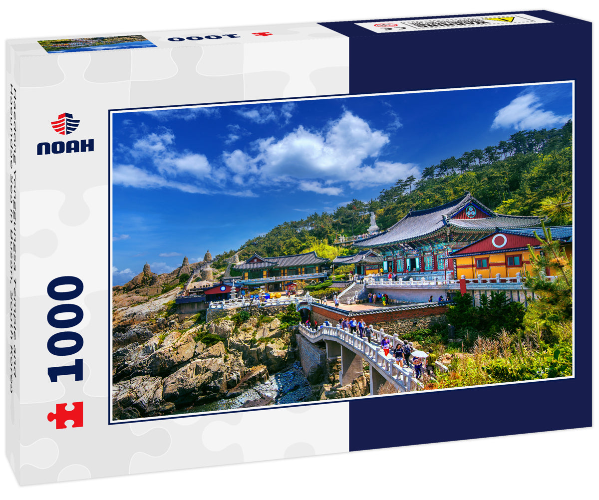 Haedong Yonggungsa Temple and Haeundae Sea in Busan, South Korea