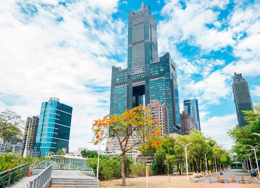 85 sky tower modern building in Kaohsiung, Taiwan