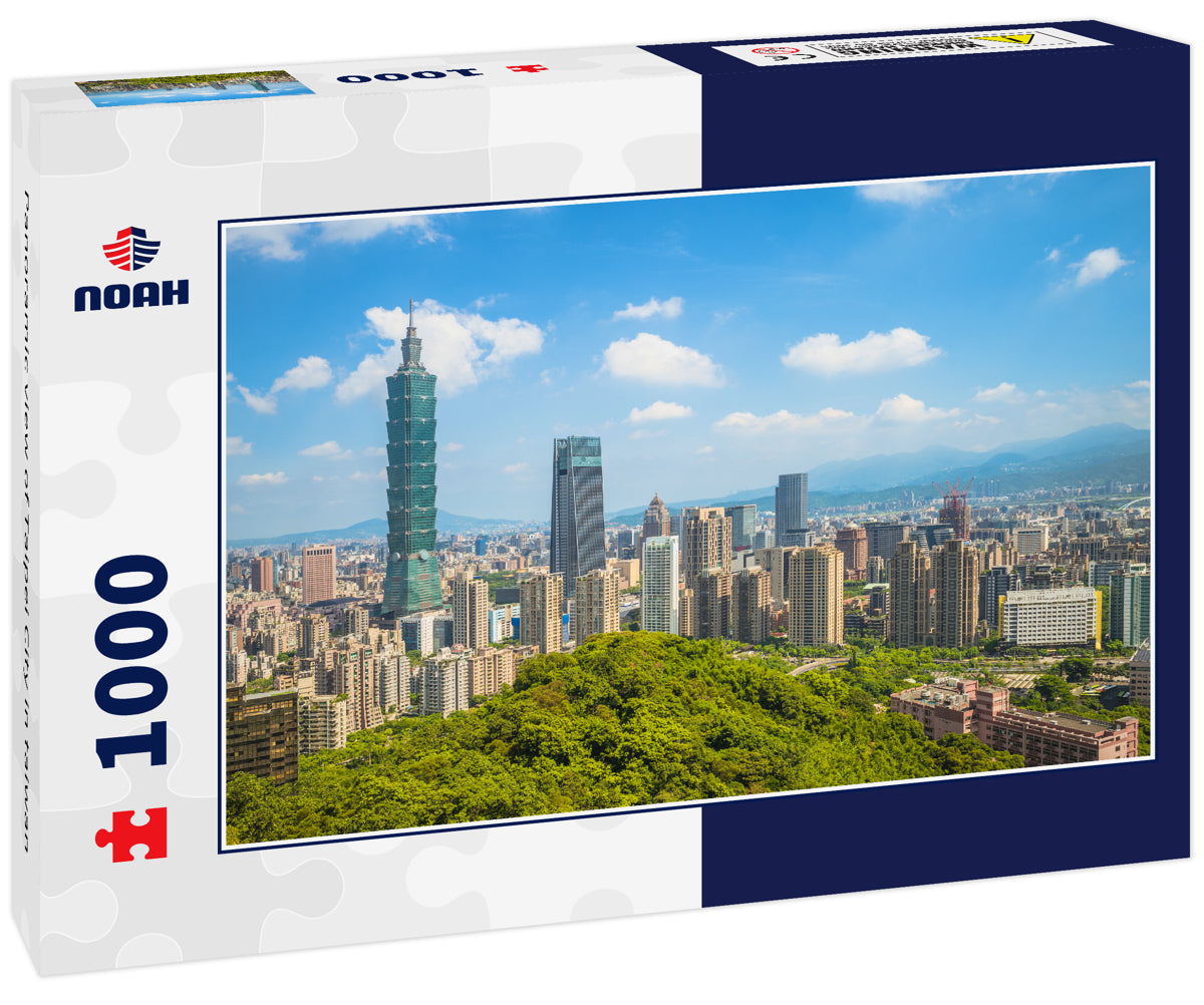Panoramic view of Taipei City in taiwan