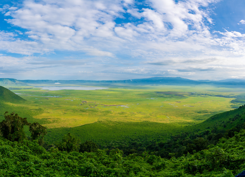View over Ngorongoro Crater, Tanzania, East Africa (UNESCO World Heritage Site)