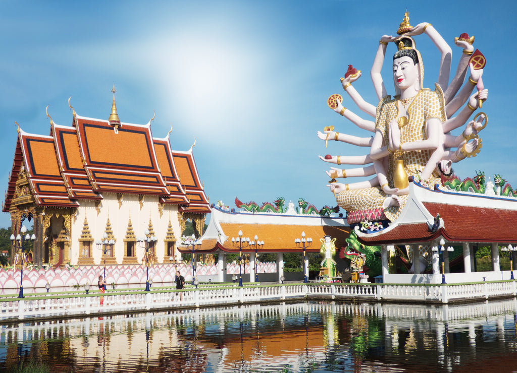 Wat Plai Laem Thailand sightseeing