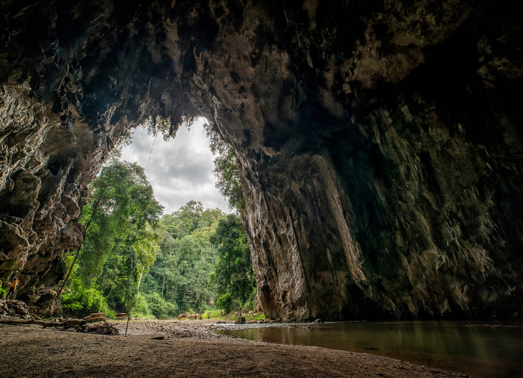 Lod cave in Mae Hong Son Thailand