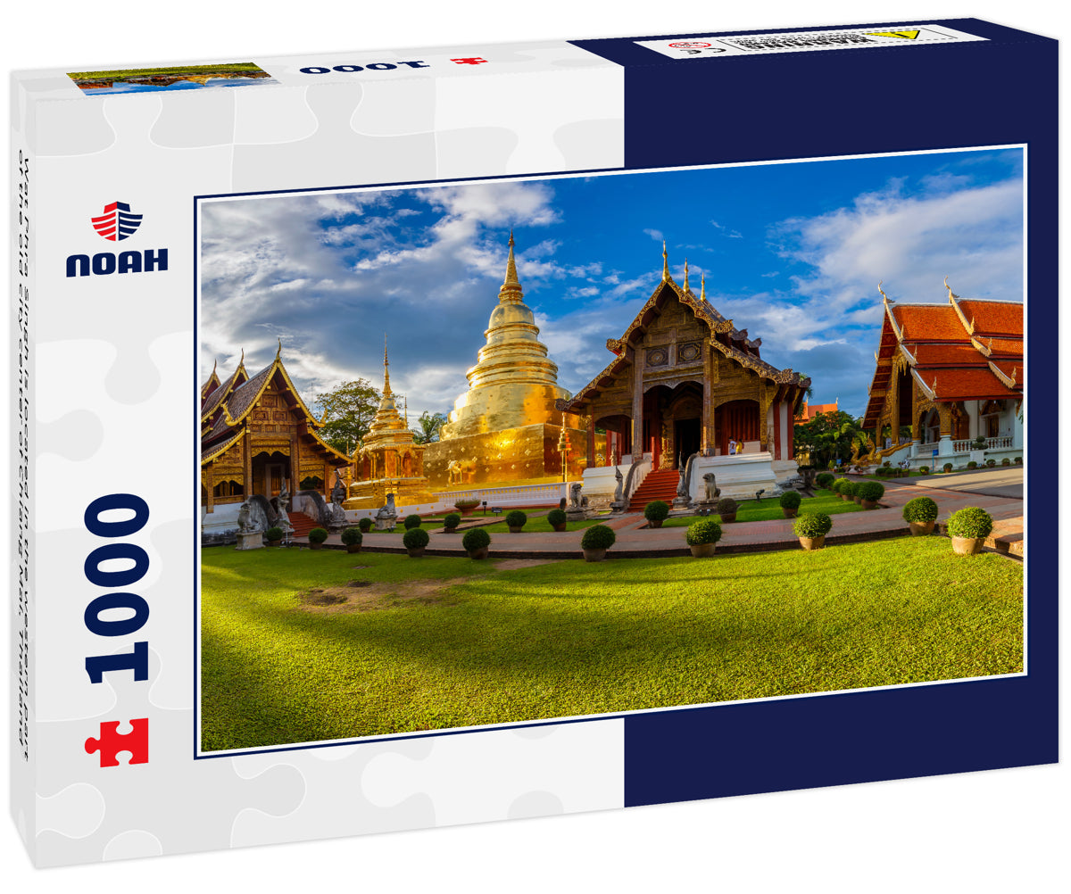 Wat Phra Singh is located in the western part of the old city center of Chiang Mai, Thailand