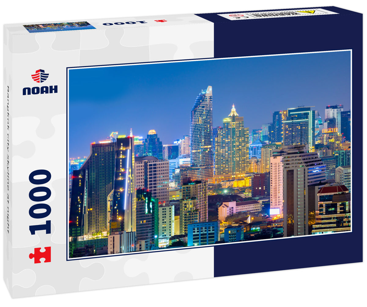 Bangkok city skyline at night